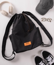 UNIVERSAL OVERALL（ユニバーサルオーバーオール）の「【94】【UNIVERSAL OVERALL/ユニバーサルオーバーオール】ワンポイントロゴ刺繍 3WAY ギャバジンバック/リュック/ショルダーバック/トートバック/19L（バックパック/リュック）」