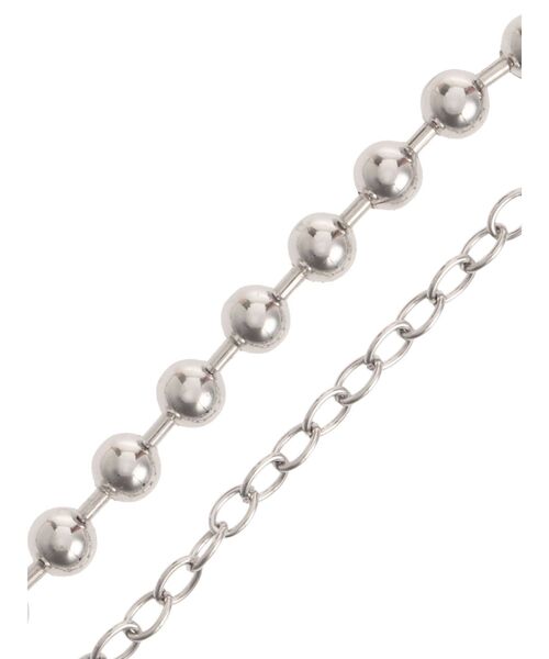 jouetie（ジュエティ）の「チェリーレイヤードネックレス（ネックレス・レディース・ブラック/レッド・FREE）」の5枚目の写真