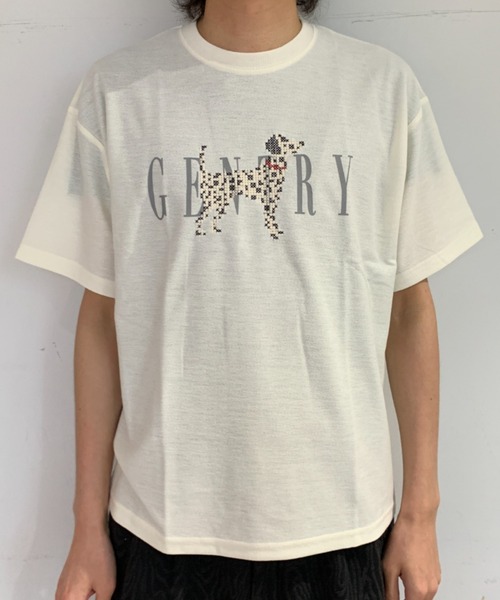 link lot（リンクロット）の「クロスステッチアニマル刺繍半袖Tシャツ（Tシャツ/カットソー・メンズ・ブラウン/チャコール/ホワイト・M/L）」の10枚目の写真