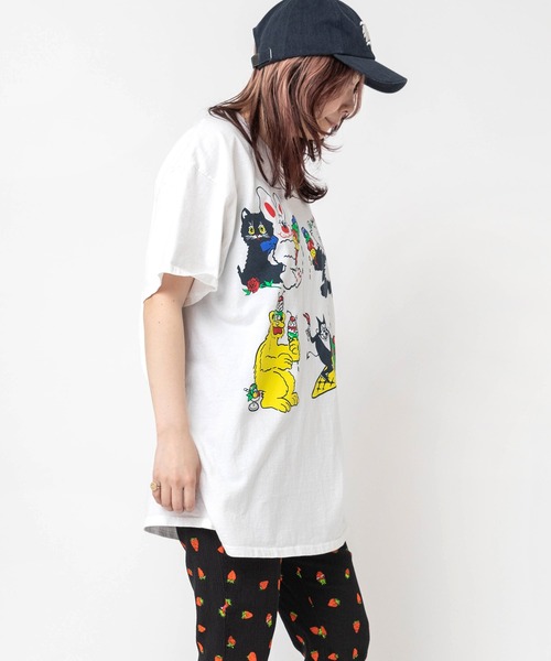 RNA(アールエヌエー)の「M2679 アイスモンスタープリントTEE(Tシャツ/カットソー・レディース・ブラック/アッシュグレー/ホワイト・MEDIUM)」の5枚目の写真