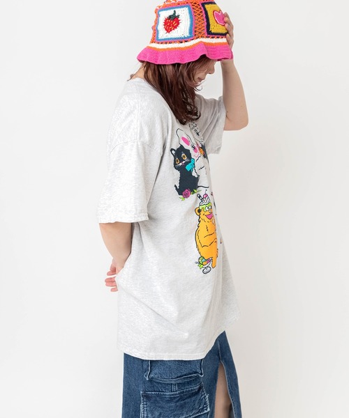 RNA(アールエヌエー)の「M2679 アイスモンスタープリントTEE(Tシャツ/カットソー・レディース・ブラック/アッシュグレー/ホワイト・MEDIUM)」の13枚目の写真