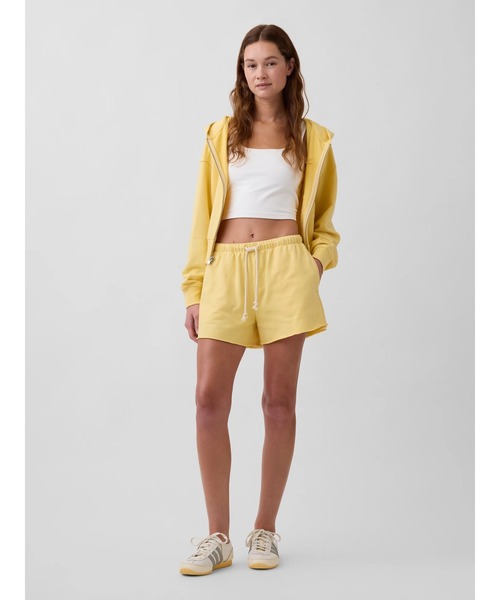 GAP(ギャップ)の「3.5" ヴィンテージソフト フレンチテリー リラックスフィット スウェットショートパンツ(その他パンツ・レディース・イエロー/ブラック/ブルー/グレー/ピンク・XS/S/M/L/XXS)」の8枚目の写真