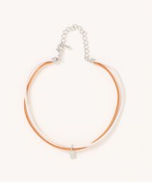 MONOCHROME（モノクローム）の「ミニマルタグリアルレザーレイヤードアンクレット（アンクレット）」