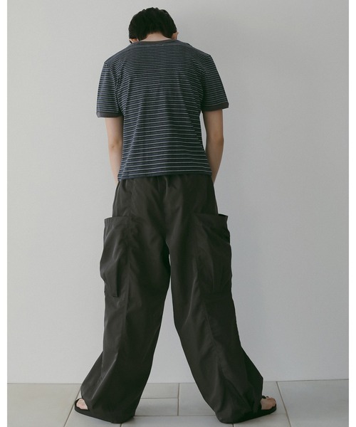 anuke(アンヌーク)の「Multi Border T-Shirts(Tシャツ/カットソー・レディース・ベージュ/ブルー・FREE)」の10枚目の写真