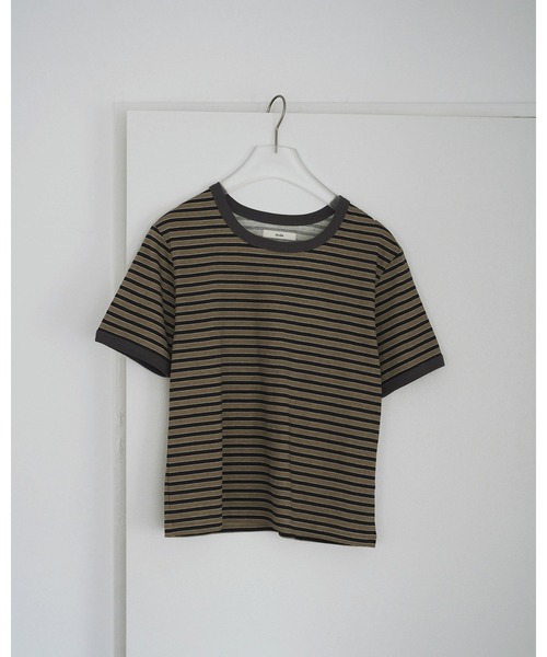 anuke(アンヌーク)の「Multi Border T-Shirts(Tシャツ/カットソー・レディース・ベージュ/ブルー・FREE)」の17枚目の写真