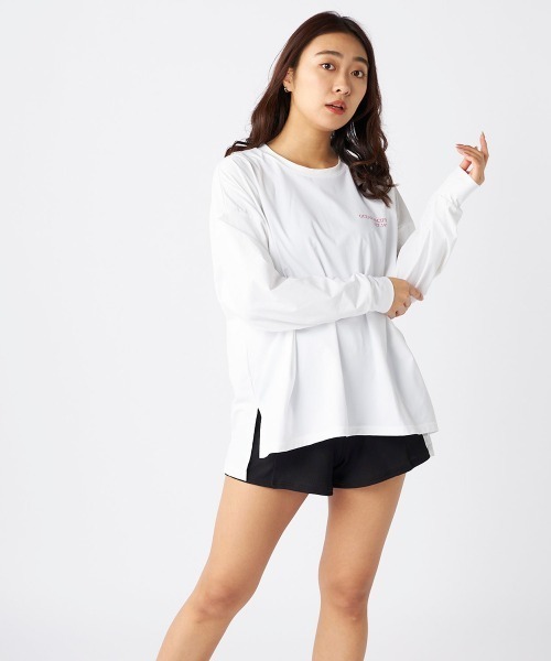 Ocean Pacific（オーシャンパシフィック）の「【OP:オーピー】レディース水着4点セット　ラッシュロングTシャツ付（水着・レディース・カーキ/ブラック・MEDIUM/X-LARGE/LARGE）」の2枚目の写真