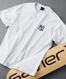 SAVIER（サビアー）の「【SAVIER/サビアー】×【ZERO STAIN/ゼロステイン】コラボ NY ロゴ刺繍 半袖 Tシャツ/ NY Logo（Tシャツ/カットソー）」