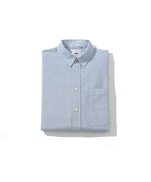 Liberaturs(リベレーター)の「オックスストライプ オーバーサイズ ボタンダウンシャツ / Oxford Stripe Oversized Button Down Shirt(シャツ/ブラウス・メンズ・サックスブルー・SMALL)」の8枚目の写真