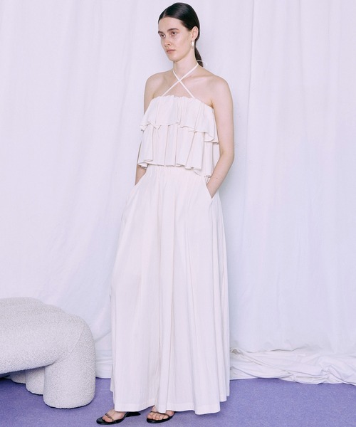 MAISON SPECIAL(メゾンスペシャル)の「Multiway Skirt Volume Pants/マルチウェイスカートボリュームパンツ(その他パンツ・レディース・コーラルピンク/ホワイト/ブラック・38/36)」の13枚目の写真