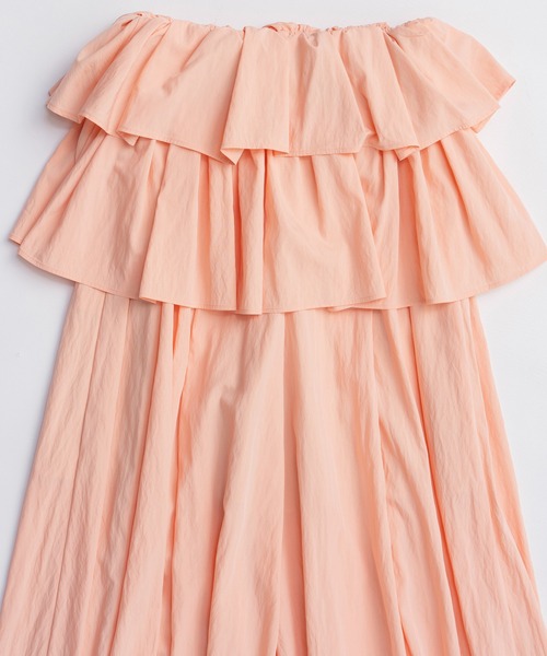 MAISON SPECIAL(メゾンスペシャル)の「Multiway Skirt Volume Pants/マルチウェイスカートボリュームパンツ(その他パンツ・レディース・コーラルピンク/ホワイト/ブラック・38/36)」の21枚目の写真