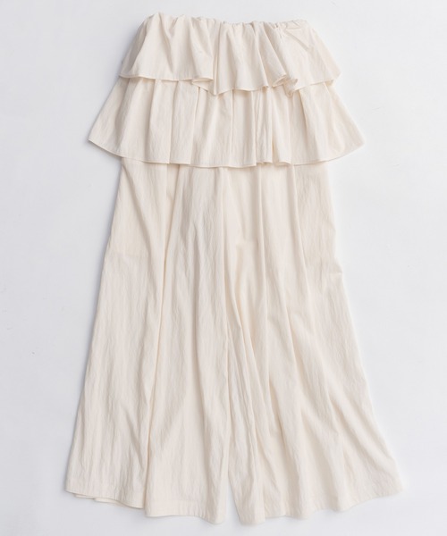 MAISON SPECIAL(メゾンスペシャル)の「Multiway Skirt Volume Pants/マルチウェイスカートボリュームパンツ(その他パンツ・レディース・コーラルピンク/ホワイト/ブラック・38/36)」の19枚目の写真