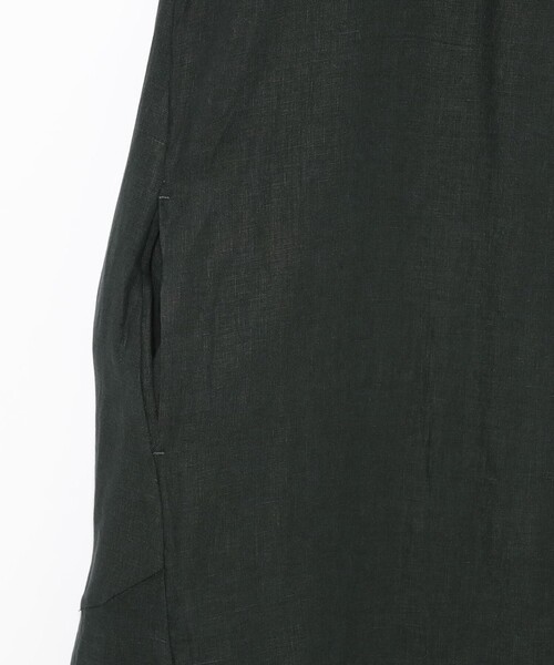 Demi-Luxe BEAMS（デミルクス ビームス）の「TICCA / リネン フレンチスリーブ バルーン ワンピース（ワンピース・レディース・グリーン系その他5/ネイビー・ONE SIZE）」の11枚目の写真