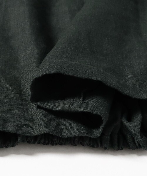 Demi-Luxe BEAMS（デミルクス ビームス）の「TICCA / リネン フレンチスリーブ バルーン ワンピース（ワンピース・レディース・グリーン系その他5/ネイビー・ONE SIZE）」の14枚目の写真