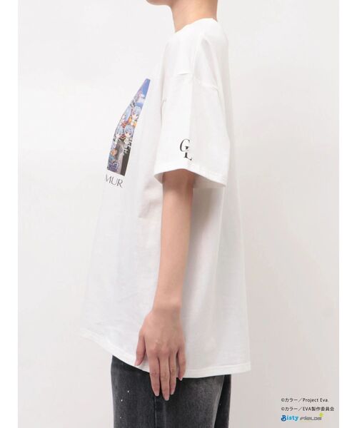 CALNAMUR（カルナムール）の「【新世紀エヴァンゲリオンコラボ】群予告Tシャツ（Tシャツ/カットソー・レディース・ブルー/ホワイト・X-LARGE/FREE）」の13枚目の写真