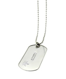 THE MILES（ザ マイルズ）の「ガレージウダガワ 1960's ミリタリードッグタグネックレス ROCK WORD SERIES No.88 weed プレート「GETTY」（ネックレス）」