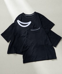 [HANES×DODO JEAN] 3P リバーシブル パックTシャツ