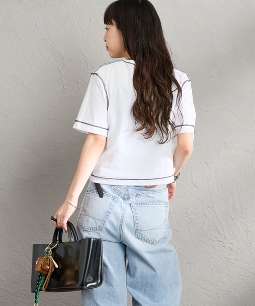 HANES（ヘインズ）の「[HANES×DODO JEAN] 3P リバーシブル パックTシャツ（Tシャツ/カットソー・レディース・ブラック/ホワイト・S）」の13枚目の写真