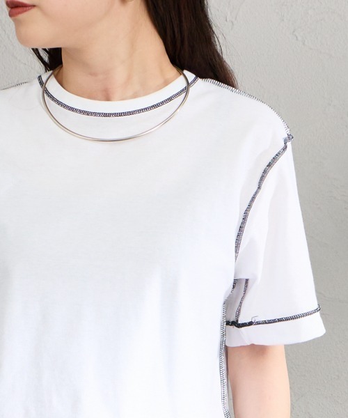 HANES（ヘインズ）の「[HANES×DODO JEAN] 3P リバーシブル パックTシャツ（Tシャツ/カットソー・レディース・ブラック/ホワイト・S）」の14枚目の写真