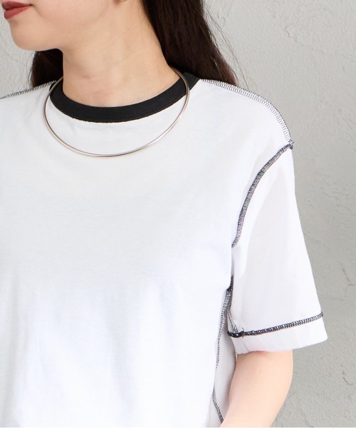 HANES（ヘインズ）の「[HANES×DODO JEAN] 3P リバーシブル パックTシャツ（Tシャツ/カットソー・レディース・ブラック/ホワイト・S）」の4枚目の写真