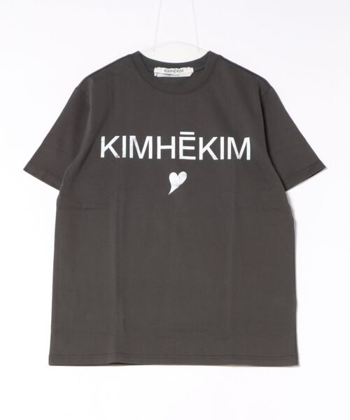 Scrap Book(スクラップブック)の「【KIMHEKIM】HEART VINTAGE PRINT T-SHIRT(Tシャツ/カットソー・レディース・グレー系その他・M)」の5枚目の写真