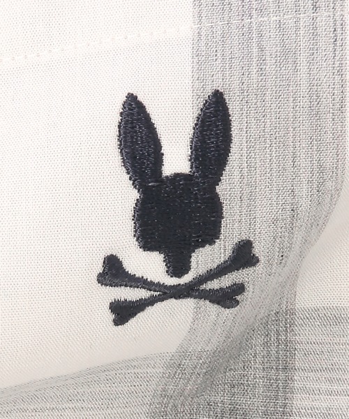 Psycho Bunny（サイコバニー）の「トップチェック ワンポイントシャツ（シャツ/ブラウス・メンズ・ブラック/オフホワイト・X-LARGE/LARGE/MEDIUM）」の10枚目の写真