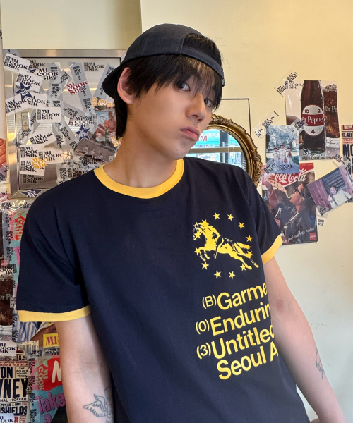 UNTITLED SEOUL(アンタイトル ソウル)の「ユニコーンタイポリングクロップ半袖ネイビー(Tシャツ/カットソー・レディース・その他・MEDIUM/LARGE)」の9枚目の写真