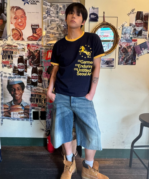 UNTITLED SEOUL(アンタイトル ソウル)の「ユニコーンタイポリングクロップ半袖ネイビー(Tシャツ/カットソー・レディース・その他・MEDIUM/LARGE)」の10枚目の写真