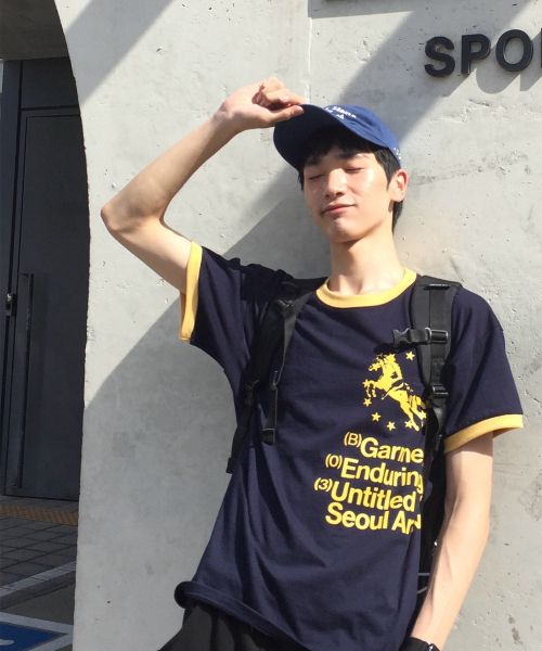 UNTITLED SEOUL(アンタイトル ソウル)の「ユニコーンタイポリングクロップ半袖ネイビー(Tシャツ/カットソー・レディース・その他・MEDIUM/LARGE)」の3枚目の写真