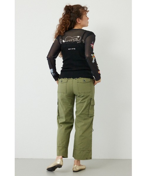 RODEO CROWNS WIDE BOWL（ロデオクラウンズワイドボウル）の「(Ed Hardy)レースキャミソール（キャミソール・レディース・ブラウン/ブラック/ライトピンク/オフホワイト・FREE）」の12枚目の写真