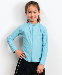  J.J camp（ジェイジェイキャンプ）の「UVカットフルジップラッシュガード ジップガード付き（ラッシュガード）」