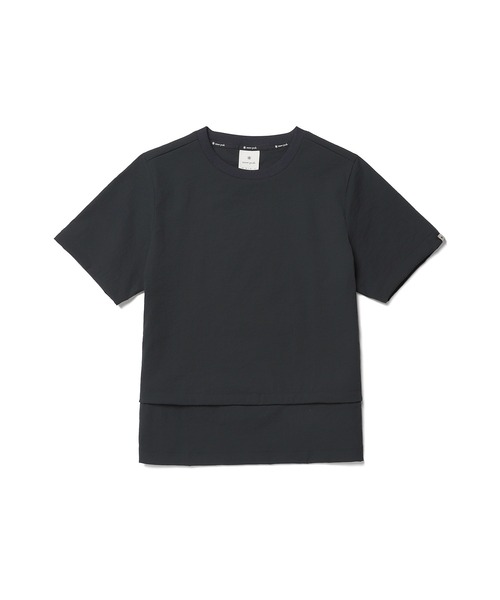 Snow Peak(スノーピーク)の「Snow Peak / Minute Women's String S/S T-Shirt ミニッツ ストリング S/S Tシャツ レディース 海外限定(Tシャツ/カットソー・レディース・グレー/ダークネイビー/ブラック・S/M/L)」の1枚目の写真