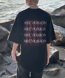 【26年春夏新作】染み込みプリント風ロゴビッグシルエットTシャツ