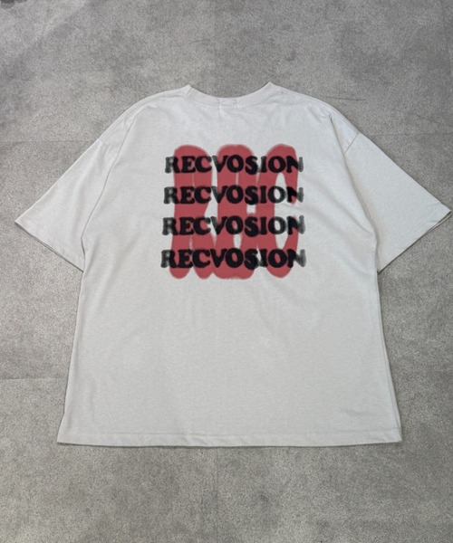 lilful(リルフル)の「【26年春夏新作】染み込みプリント風ロゴビッグシルエットTシャツ(Tシャツ/カットソー・メンズ・ホワイト/ブラック・M/L)」の13枚目の写真