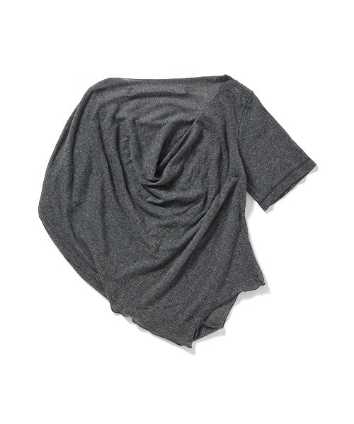 PERVERZE(パーバーズ)の「Remade Draped T-Shirt(Tシャツ/カットソー・レディース・ブルー/グレー/ブラック・FREE)」の5枚目の写真