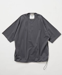 限定展開 Drymix(R)/ドライミックス リラックスフィット ヘンリーネック Tシャツ/速乾/UVカット