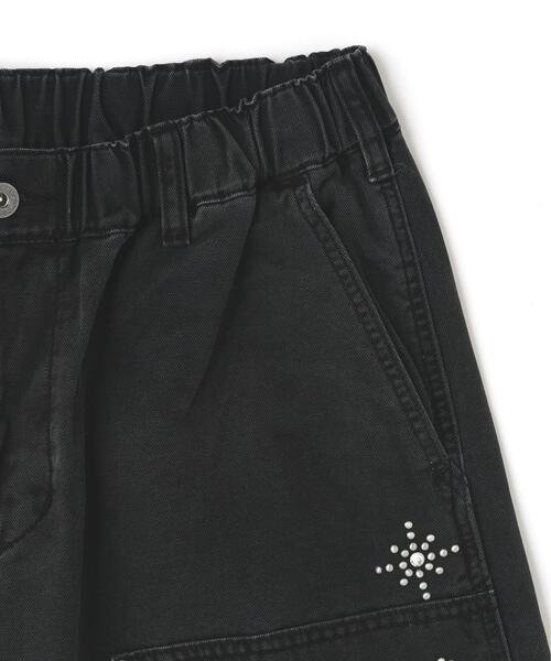 DANKE SCHON(ダンケシェーン)の「DankeSchon/ダンケシェーン/STUDS W-KNEE DUCK SHORTS(その他パンツ・メンズ・ベージュ/ブラック・M/L)」の9枚目の写真
