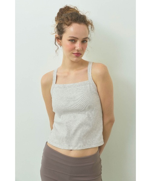 Crisscross Back Camisole /パッドinクロスバックキャミ（キャミソール