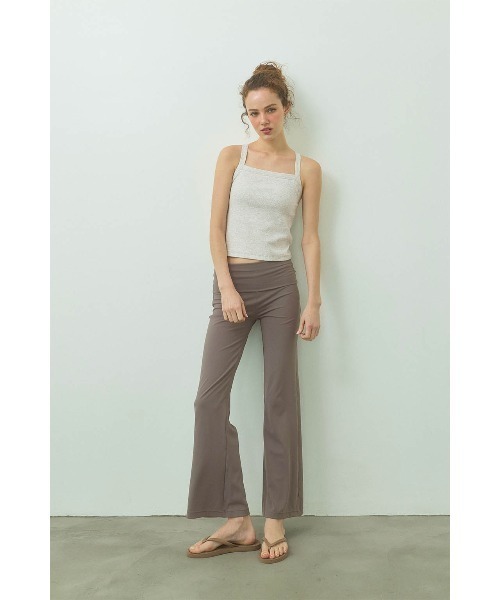 ALEXIA STAM（アリシアスタン）の「Crisscross Back Camisole /パッドinクロスバックキャミ（キャミソール・レディース・ブラウン/グレー/ブラック・S/M/L）」の9枚目の写真