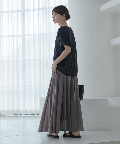 URBAN RESEARCH Sonny Label（アーバンリサーチサニーレーベル）の「クールミストフレンチニットカーディガン（カーディガン/ボレロ・レディース・ブラック/グレー系その他/ライトグレー・FREE）」の9枚目の写真
