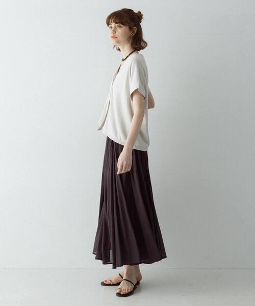 URBAN RESEARCH Sonny Label（アーバンリサーチサニーレーベル）の「クールミストフレンチニットカーディガン（カーディガン/ボレロ・レディース・ブラック/グレー系その他/ライトグレー・FREE）」の17枚目の写真
