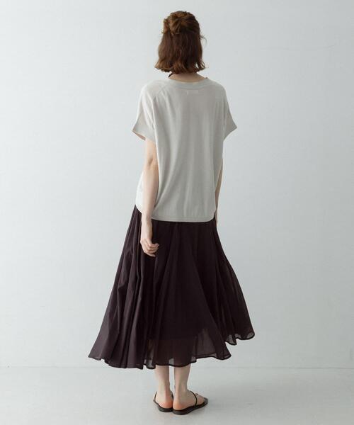 URBAN RESEARCH Sonny Label（アーバンリサーチサニーレーベル）の「クールミストフレンチニットカーディガン（カーディガン/ボレロ・レディース・ブラック/グレー系その他/ライトグレー・FREE）」の18枚目の写真