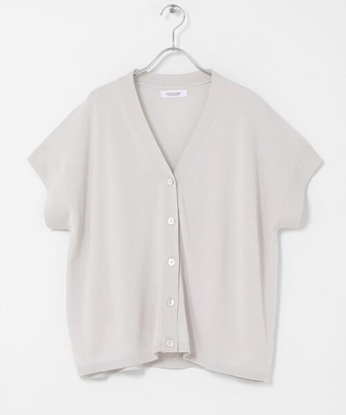 URBAN RESEARCH Sonny Label（アーバンリサーチサニーレーベル）の「クールミストフレンチニットカーディガン（カーディガン/ボレロ・レディース・ブラック/グレー系その他/ライトグレー・FREE）」の19枚目の写真