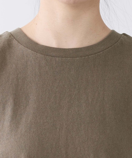 STAR&STRIPE(スターアンドストライプ)の「【STAR&STRIPE×MICA&DEAL】ピグメントフレンチスリーブT-shirt(Tシャツ/カットソー・レディース・チャコールグレー/ブラウン・FREE)」の5枚目の写真