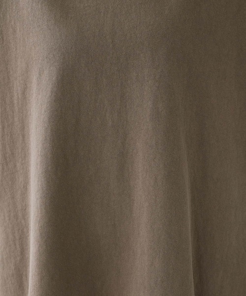 STAR&STRIPE(スターアンドストライプ)の「【STAR&STRIPE×MICA&DEAL】ピグメントフレンチスリーブT-shirt(Tシャツ/カットソー・レディース・チャコールグレー/ブラウン・FREE)」の9枚目の写真