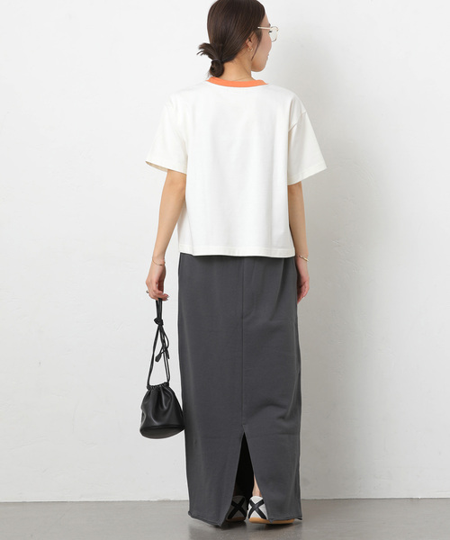 LACOSTE(ラコステ)の「《追加》別注【LACOSTE/ラコステ】リンガーTシャツ(Tシャツ/カットソー・レディース・アイボリー/ブラウン/ネイビー・36)」の22枚目の写真
