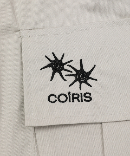 COIRIS(コイリス)の「ビエンノパラシュートワイドカーゴパンツ(2カラー)(スウェットパンツ・レディース・ブラック/Beige/チャコールグレー・FREE)」の14枚目の写真