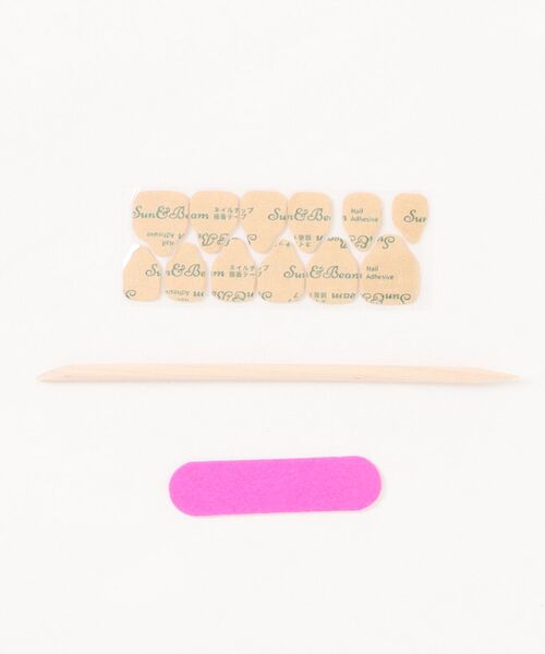 tone（トーン）の「【nanamel】〃(ショートバレリーナ)(MA)（ネイルシール/ネイルチップ・レディース・ブルー・S/M）」の6枚目の写真