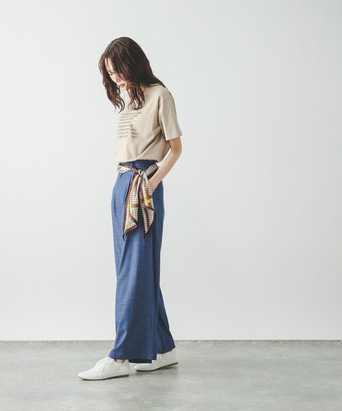 GLOBAL WORK(グローバルワーク)の「デニムライクパンツ/636574(その他パンツ・レディース・ブルー/サックスブルー/ブラック・LARGE/MEDIUM/SMALL)」の5枚目の写真