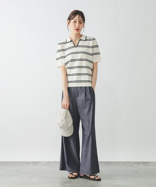 GLOBAL WORK(グローバルワーク)の「デニムライクパンツ/636574(その他パンツ・レディース・ブルー/サックスブルー/ブラック・LARGE/MEDIUM/SMALL)」の8枚目の写真