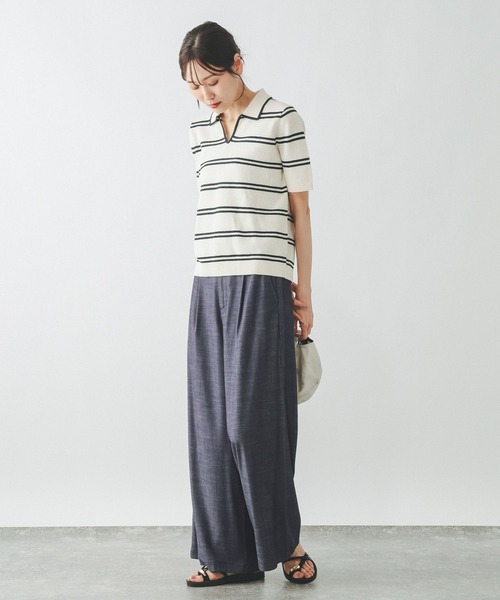 GLOBAL WORK(グローバルワーク)の「デニムライクパンツ/636574(その他パンツ・レディース・ブルー/サックスブルー/ブラック・LARGE/MEDIUM/SMALL)」の9枚目の写真